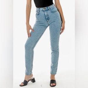 High Waisted Tapered Jeans by Los Angeles Apparel size 29